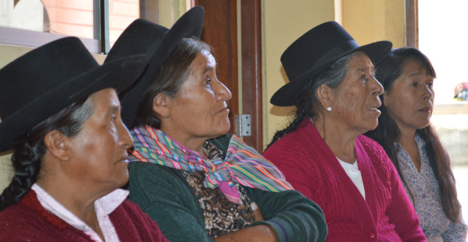 Photo: Mildred Garcia, UN Trust Fund grantee in Peru working to end violence against older women.