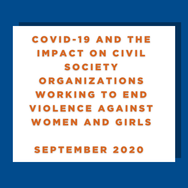 COVID-19 and the impact on civil society organizations working to end violence against women and girls September 2020