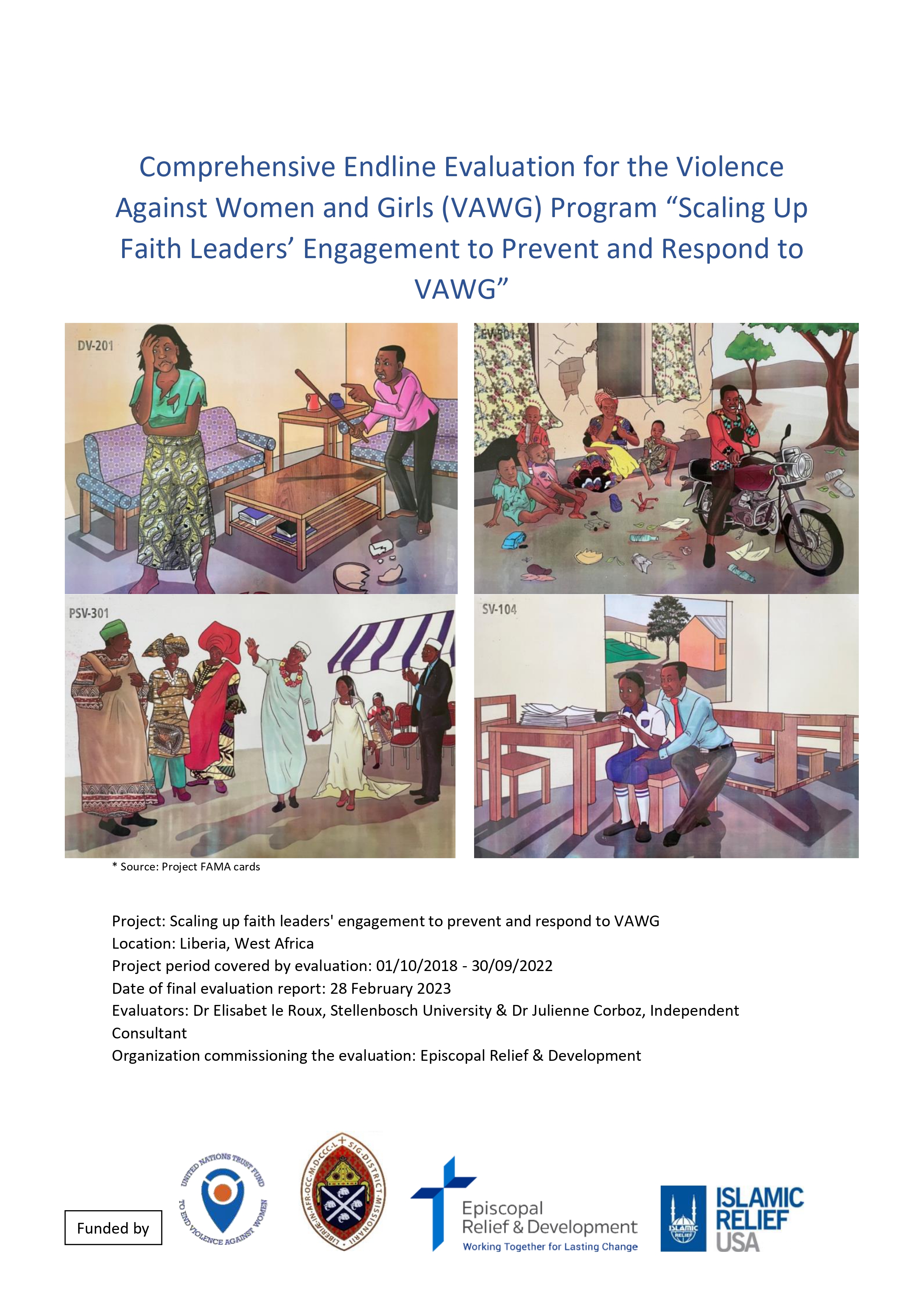 Final Evaluation: Scaling Up Faith Leaders' Engagement to Prevent and Respond to VAWG (Liberia)   