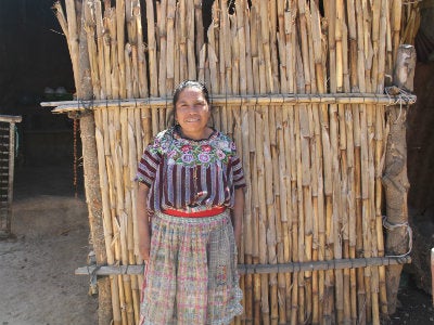 Claudia Ajú a participant in a WJI story. Credit: Women's Justice Initiative