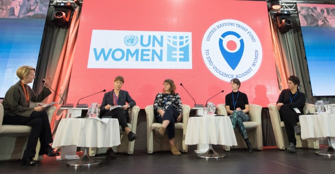 Sustainable funding panel. Photo: UN Trust Fund/UN Women/Sulejman Omerbašić