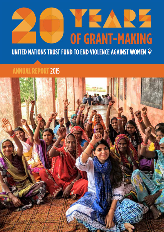UN Trust Fund Annual Report 2015 Publication Cover
