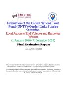 Final Evaluation: Sunrise Campaign: Local Action to End Violence and Empower Women (Eswatini, Madagascar and South Africa) 