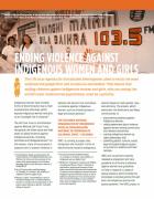violence against indigenous women UN Trust Fund factsheet