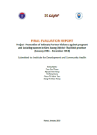 Final Evaluation: Prevention of Intimate Partner Violence against Pregnant and Lactating Women (Viet Nam )