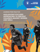 Cover image adolescent focused approaches prevention brief