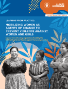 Mobilising women as agents of change to prevent violence against women and girls